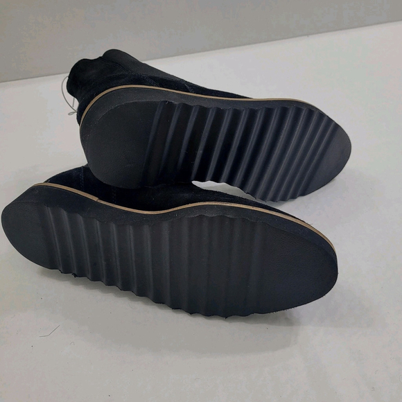 JACK ROGERS Womens Black Heel Pull-Tab Margot Almond Toe Leather Chelsea 5 - Picture 10 of 13